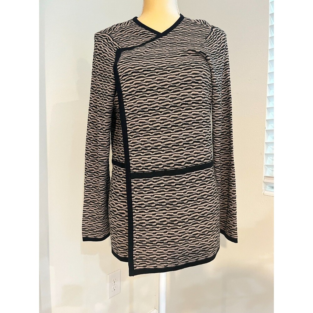 VTG J.H. Collectibles 1X Woman Cardigan Silk Blend Sweater Open Front Retro